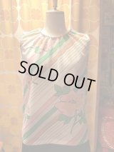 レトロFLOWERライン ノースリーブTOPS