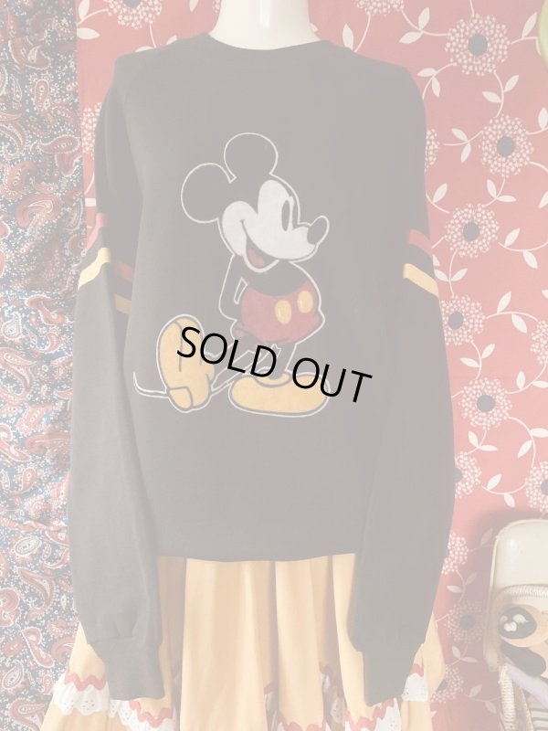 画像1: Mickey Printed 2Color Sweat