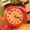 画像1: Seth Thomas Vintage Apple Wall Clock (1)