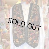 Vintage Guatemala embroidery  vest