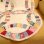 画像2: Vintage double wedding ring pattern patchwork quilt