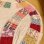 画像4: Vintage double wedding ring pattern patchwork quilt