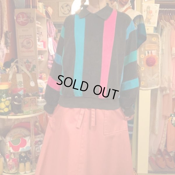 画像5: Multicolor velor tops