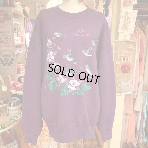 画像1: Bird&Flower Sweat
