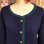 画像2: Green/Navy gold button knit cardigan (2)