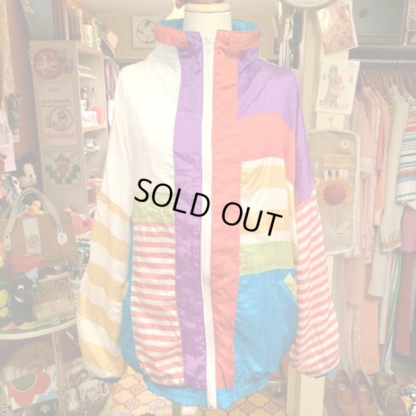 画像1: Colorful nylon jacket