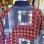 画像4: Plaid patchwork quilted jacket