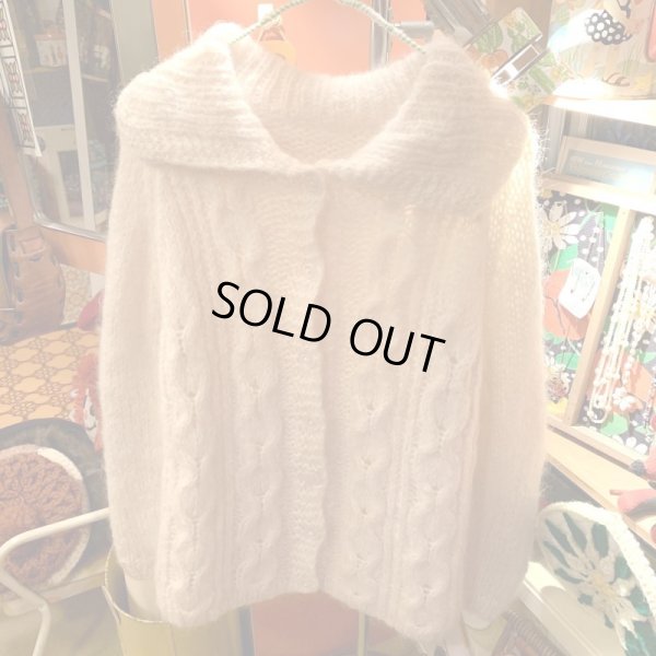 画像5: Vintage Ivory wool cardigan