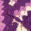 画像2: Purple/white Vintage knit blanket (2)