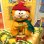 画像1: オリジナル紙タグ付き DEADSTOCK DAKIN社 Rode a sled Garfield plush doll (1)