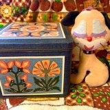 Denim&Flower vintage tin