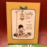1972  Holly hobbie diary