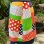 画像1: 70'S Polka dots patchwork reversible apron skirt (1)