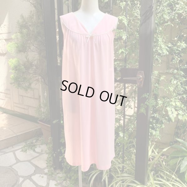 画像1: sweet pink vintage lingerie dress