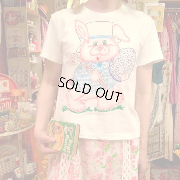 画像4: Easter rabbit paint printed tee