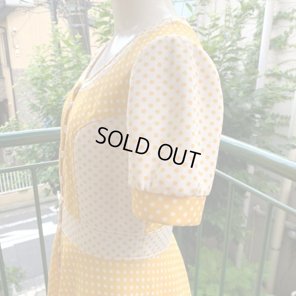 画像3: Ye/Wh polka dots onepiece