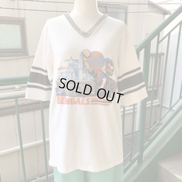 画像1: Vintage football tee