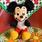 Vintage Mickey Mouse plush doll