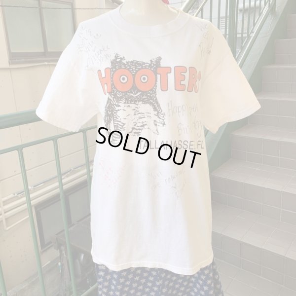 画像1: Vintage Hooters message tee