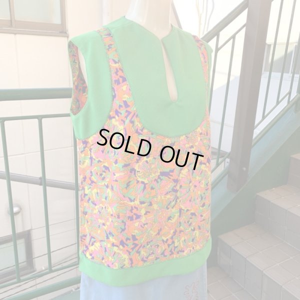 画像4: Vintage Psychedelic pattern top