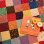 画像11: Vintage colorful flowers patchwork quilt