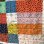 画像7: Vintage colorful flowers patchwork quilt