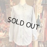 Vintage mushroom&flower embroidery chambray shirt