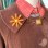 画像4: Vintage corduroy coat with flower brooch