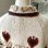 画像11: Vintage heart pattern knit poncho