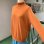 画像2: Vintage orange high neck knit sweater (2)