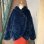 画像10: Vintage navy eco fur jacket