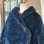 画像11: Vintage navy eco fur jacket