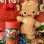 画像1: Vintage Christmas bear tin canister (1)