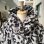 画像5: (SALE) Vintage bk.gy leopard eco fur reversible coat