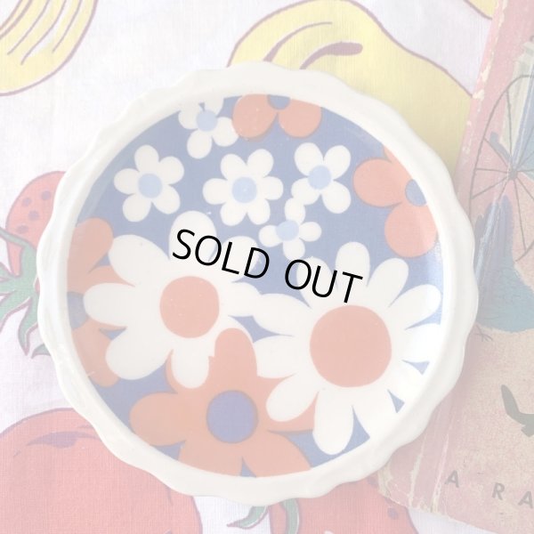 画像2: Vintage pop flower small plate