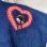 画像9: Vintage Heart patch denim vest