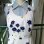 画像2: Vintage flower pattern halter neck long dress