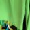 画像11: Vintage light green flower printed long sleeve dress