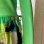画像7: Vintage light green flower printed long sleeve dress