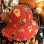 画像1: 70'S pop flower pattern quilting hat (1)