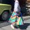 画像8: Vintage colorful multi border skirt