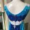 画像10: Vintage blue flower printed Hawaiian sleeveless dress