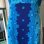 画像6: Vintage blue flower printed Hawaiian sleeveless dress