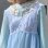 画像3: Vintage light blue lingerie sleeveless dress