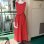 画像4: Vintage pindot pattern ruffle pocket sleeveless long dress