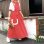 画像1: Vintage pindot pattern ruffle pocket sleeveless long dress (1)