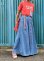 画像1: Vintage rope belt&red button denim skirt (1)