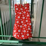 Vintage flower&ladybug patch swim bag