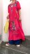 画像1: Vintage flower embroidery mexican dress (1)