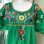 画像3: (SALE)Vintage flower embroidery gr mexican dress